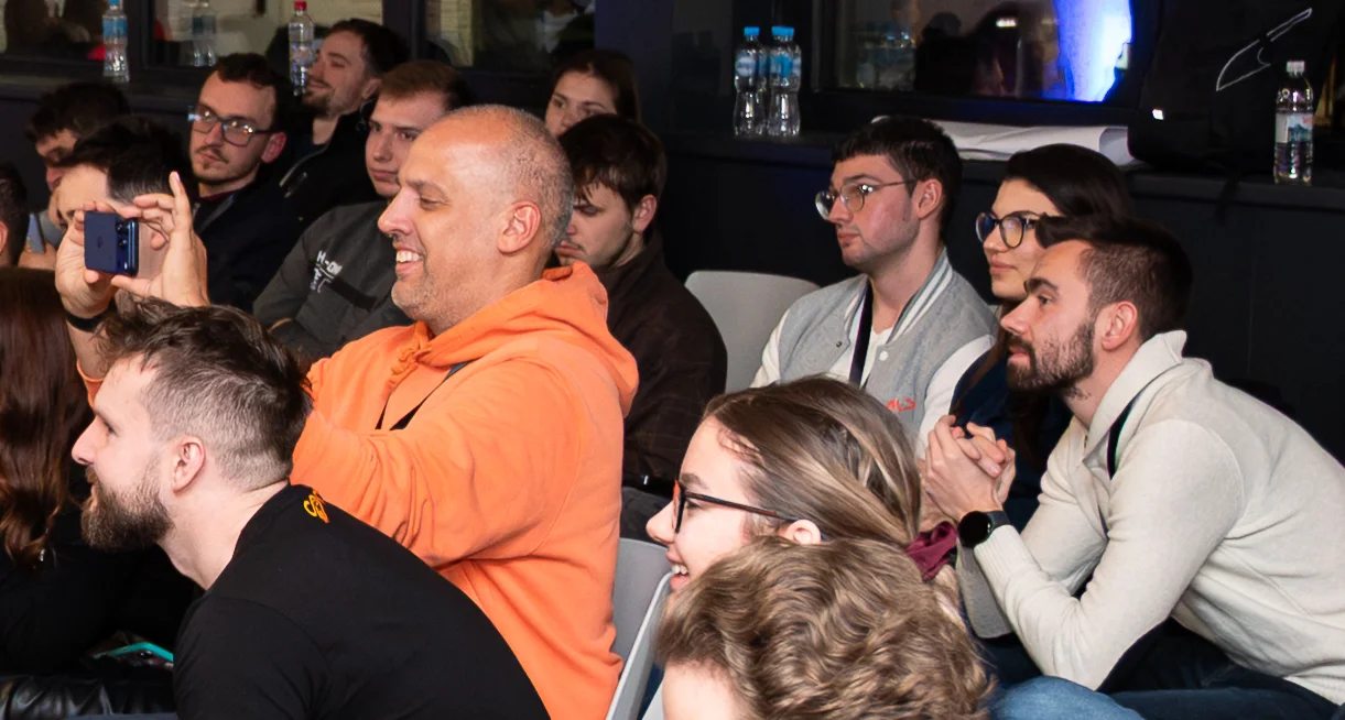 Where it all started: Techstars Startup Weekend Sarajevo, and our soon-to-be mentor Bojan.